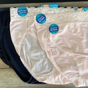 Vanity Fair Women’s Hi-Cut Briefs (3-Pack)